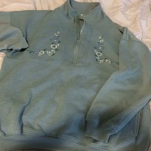 half zip pull over